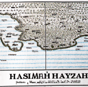 Drawing from 1450 of the Hanyst Sultanate with a defeated Emir M Ibrahim Ahmad Hajiuddin